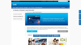 Citibank Debit Card, the only ATM Card you need - Citibank Singapore
