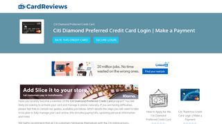 Citi Diamond Preferred Credit Card Login | Make a Payment