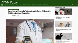 CareCredit Buys Citibank Citi Health Cards | PYMNTS.com