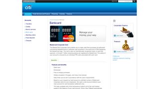 Citibank Hungary - Bankcard