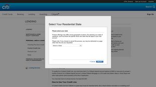 Custom Credit Line – Explore your Personal Line of Credit - Citibank