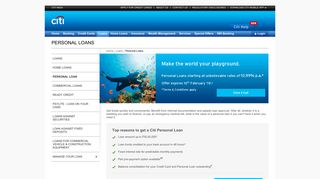 Personal Loan - Personal Loan Eligibility, Interest Rates ... - Citibank