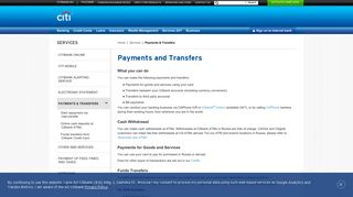 Payments & Transfers