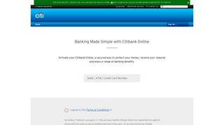 Citibank Login - Banking and Credit Card Login - Citibank Singapore