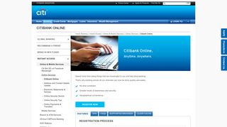 Online Banking Services - Citibank Singapore