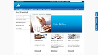 Online Banking | Citibank Singapore