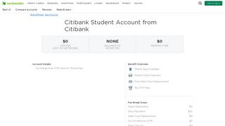 Citibank Citibank Student Account | NerdWallet