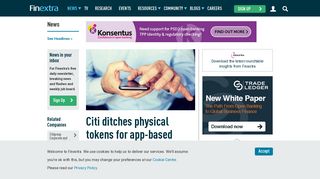 Citi ditches physical tokens for app-based login to corporate platf...
