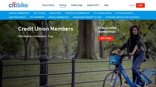 CDCU Membership Pricing - Citi Bike