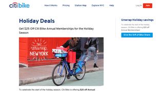 Get $50 Off Citi Bike Annual Memberships for Black Friday | Citi Bike ...
