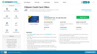 Best Citibank Credit Card Offers | CompareCards.com