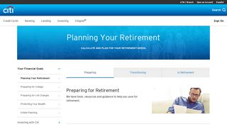 Retirement Planning - Citibank - Citi.com