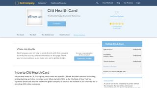 Citi Health Card Reviews | Healthcare Financing Companies | Best ...