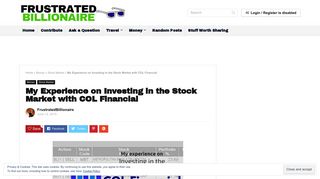 My Experience on Investing in the Stock Market with COL Financial ...