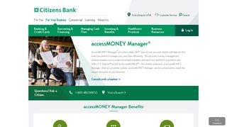 accessMONEY Manager | Citizens Bank