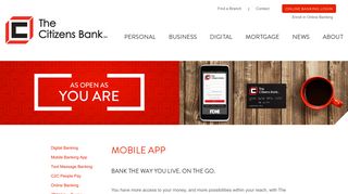 Mobile App | The Citizens Bank