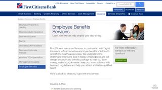 Employee Benefits | First Citizens Bank