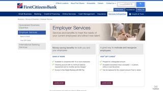 Employer Services | First Citizens Bank