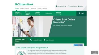 Online Banking Guarantee | Citizens Bank