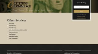 Other Services - Citizens Commerce
