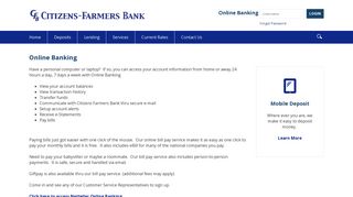 Online Banking › Citizens-Farmers Bank