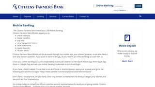 Mobile Banking › Citizens-Farmers Bank
