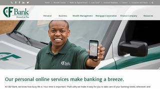 Online Services at Citizens and Farmers Bank