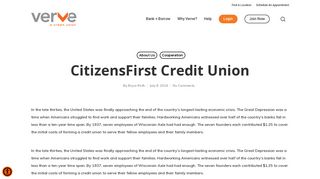 CitizensFirst Credit Union - Verve, A Credit Union