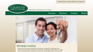 Mortgage Lending - Citizens First Bank