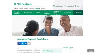 Mortgage Payment Overview | Citizens Bank