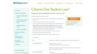 Apply for a Private Student Loan | Citizens One