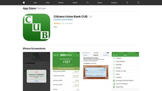 Citizens Union Bank CUB on the App Store - iTunes - Apple