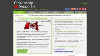 CANADIAN CITIZENSHIP TEST - Online Practice Tests 2019