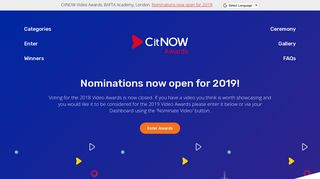 Nominate Award - CitNOW Video Awards
