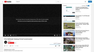 Citrix NetScaler Gateway Portal Customization - YouTube