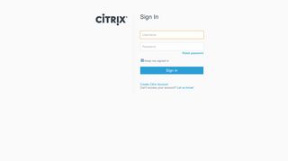 SignIn - Citrix