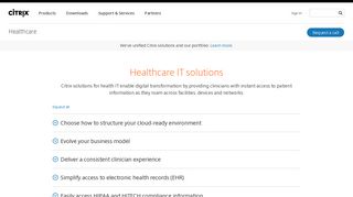 Healthcare IT – Industry Solutions - Citrix