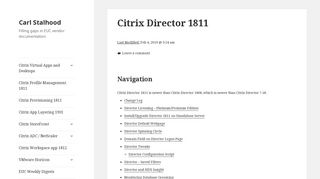 Citrix Director 1811 – Carl Stalhood