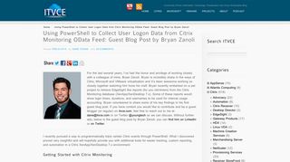 Using PowerShell to Collect User Logon Data from Citrix Monitoring ...