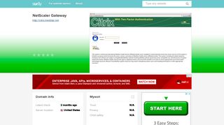 citrix.medstar.net - NetScaler Gateway - Citrix Medstar - Sur.ly