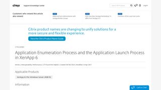 Application Enumeration Process and the Application Launch ...