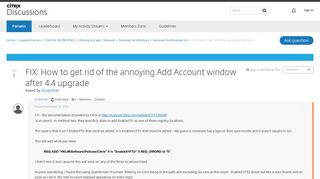 FIX: How to get rid of the annoying Add Account window after 4.4 ...