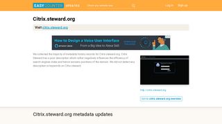 Citrix Steward (Citrix.steward.org) - Netscaler Gateway - Easycounter