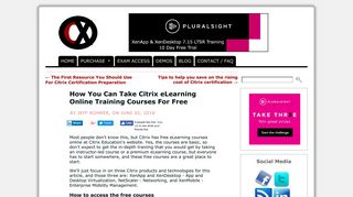 How You Can Take Citrix eLearning Online Training Courses For Free