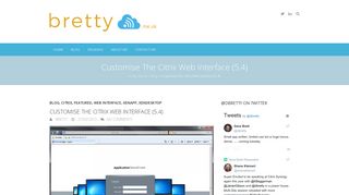 Customise The Citrix Web Interface (5.4) – bretty.me.uk