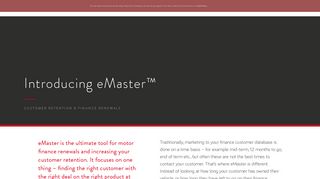 How eMaster Motor Finance Software Works | FISC
