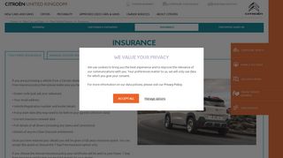 Citroën Vehicle Insurance & Replacement Solutions - Citroën UK