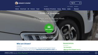 Compare Citroen Car Insurance | Compare the Market