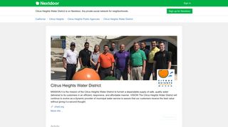 Citrus Heights Water District - Nextdoor