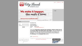 City Bank Mortgage : ContactUs